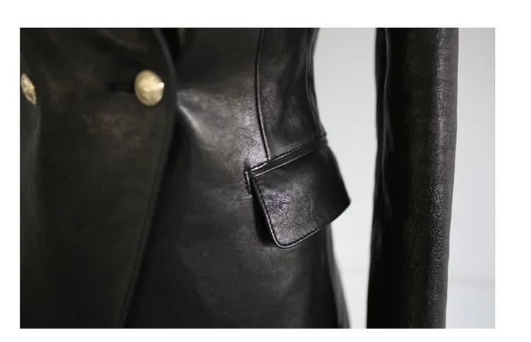 Be On Style Leather Blazer