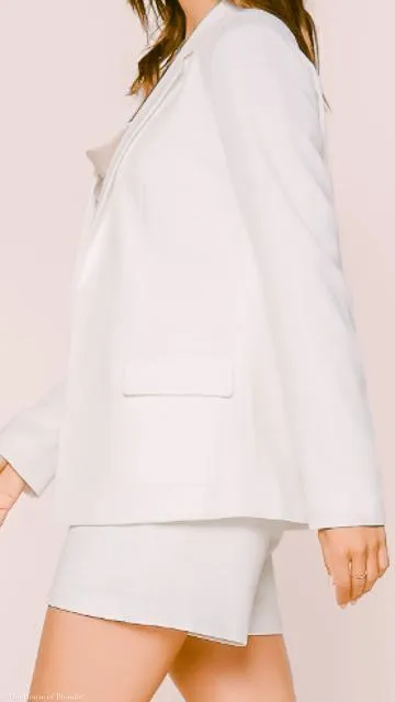 Bianca Tailored Welt Pocket Open Blazer