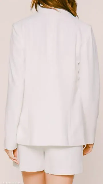Bianca Tailored Welt Pocket Open Blazer