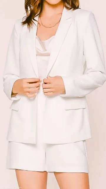 Bianca Tailored Welt Pocket Open Blazer