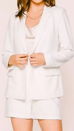 Bianca Tailored Welt Pocket Open Blazer