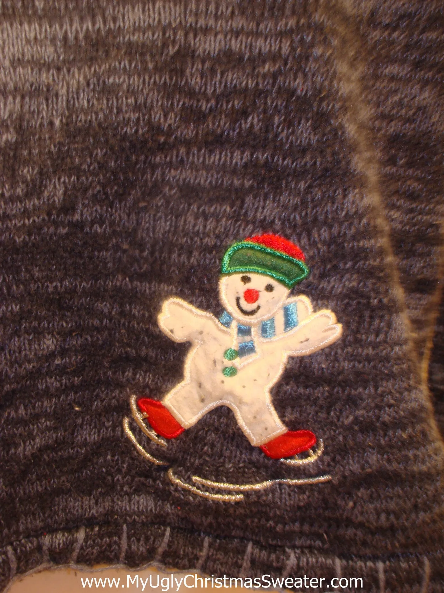 Christmas Sweater Skating Sledding Snowmen