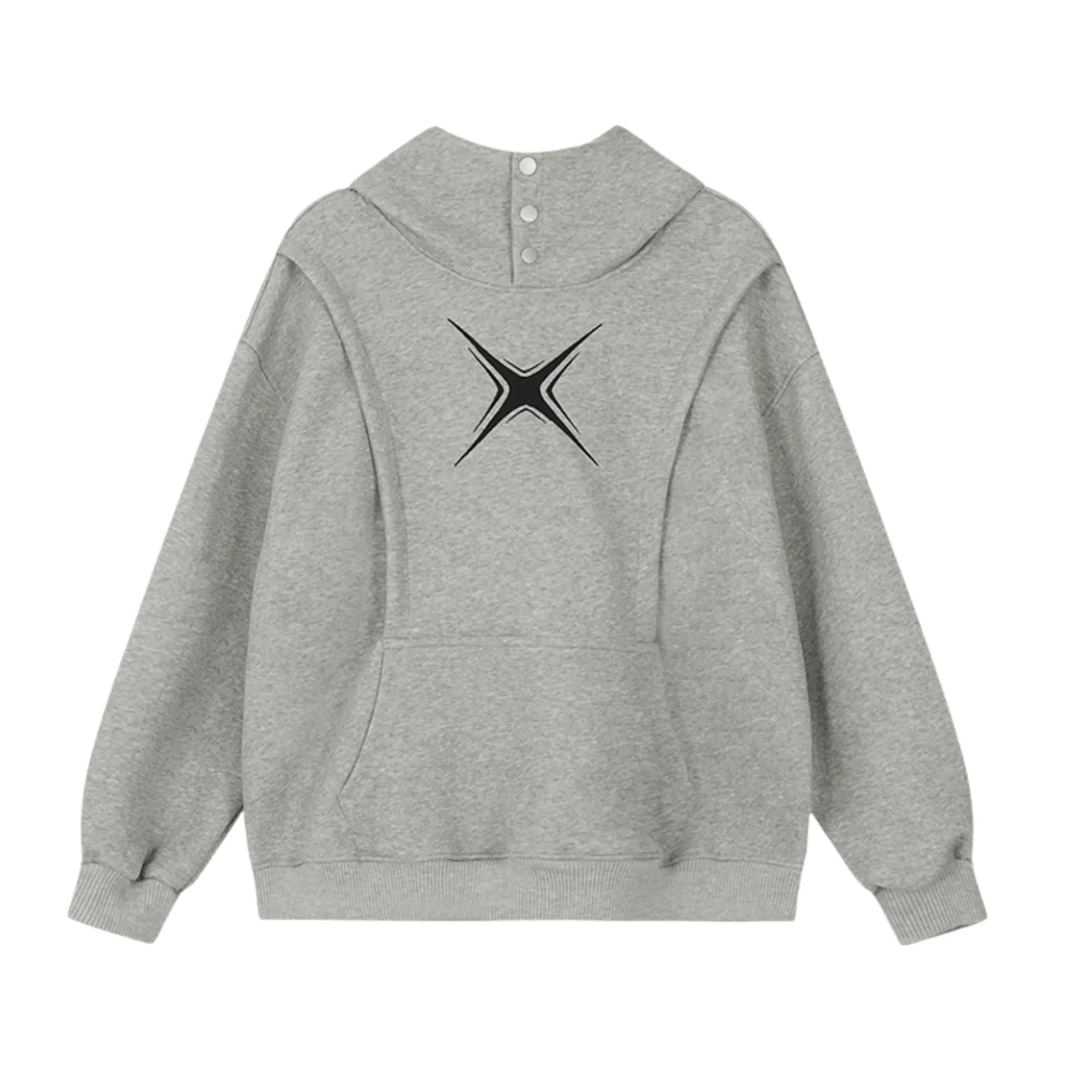 Cosmic Stellar Gray Hoodie