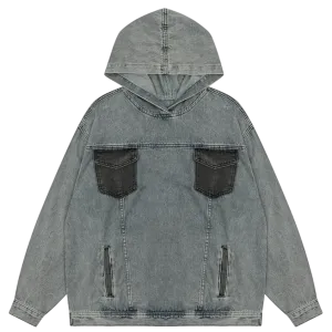 'Drifter' Hooded Denim Jacket