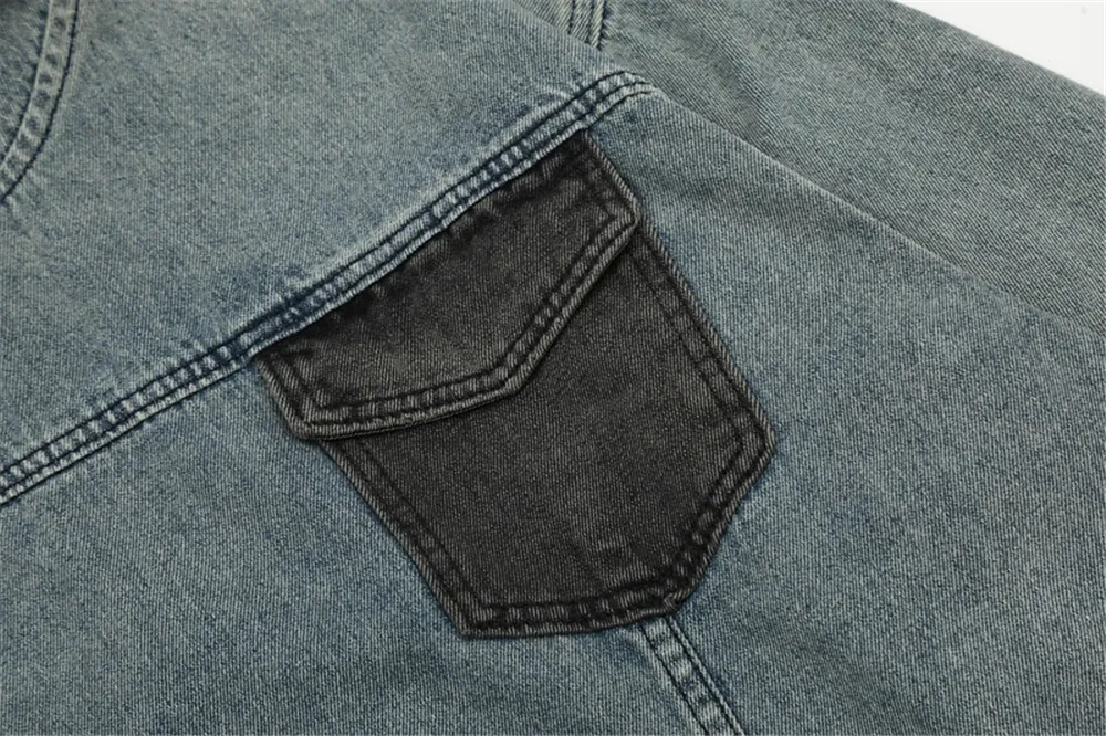 'Drifter' Hooded Denim Jacket