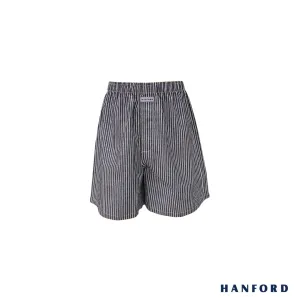 Hanford Kids/Teens 100% Premium Cotton Woven Shorts Stiles - Stripe (Single Pack)