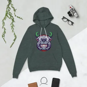 Happy Bulldog Christmas Pullover Unisex hoodie