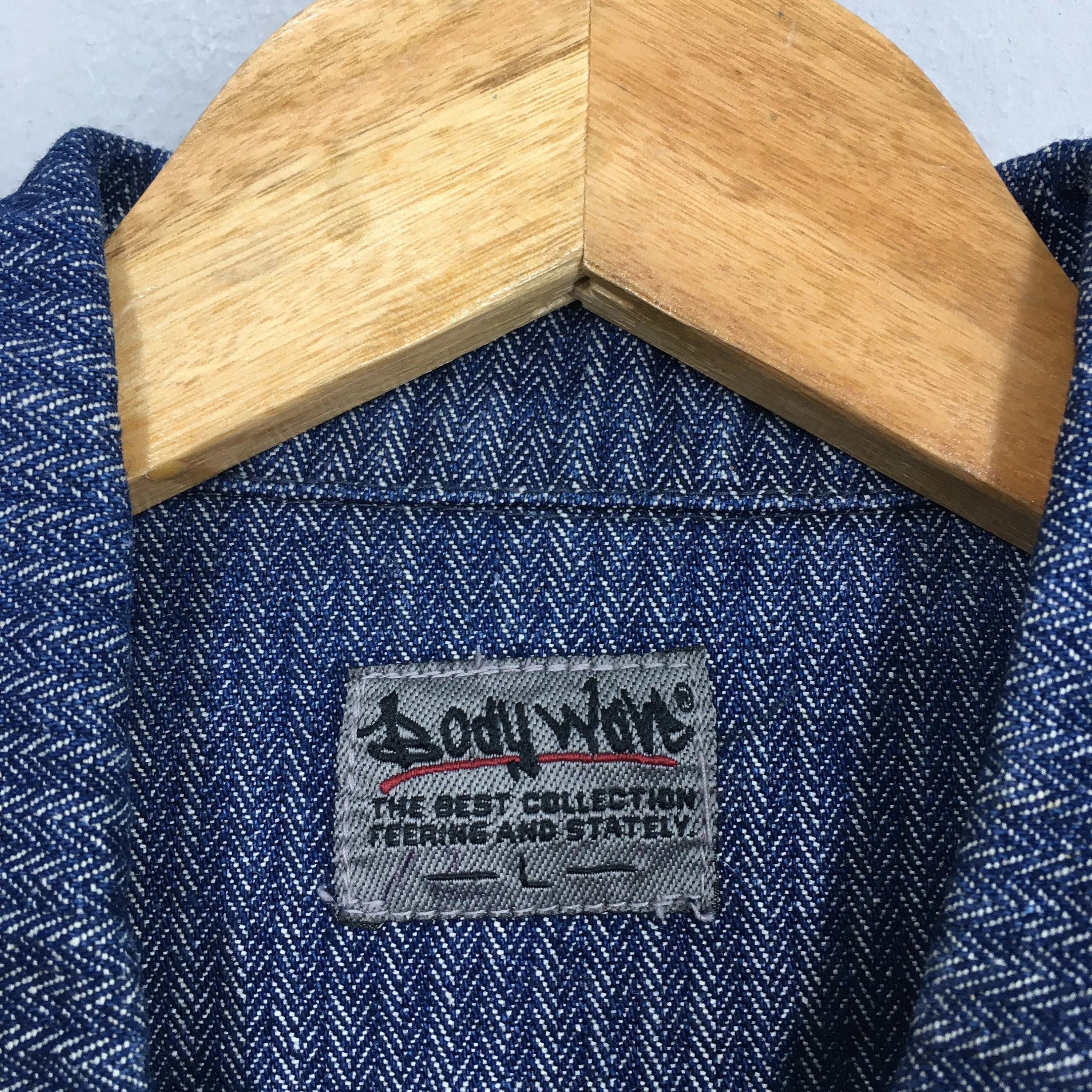Herringbone Denim Jeans Workwear Jacket