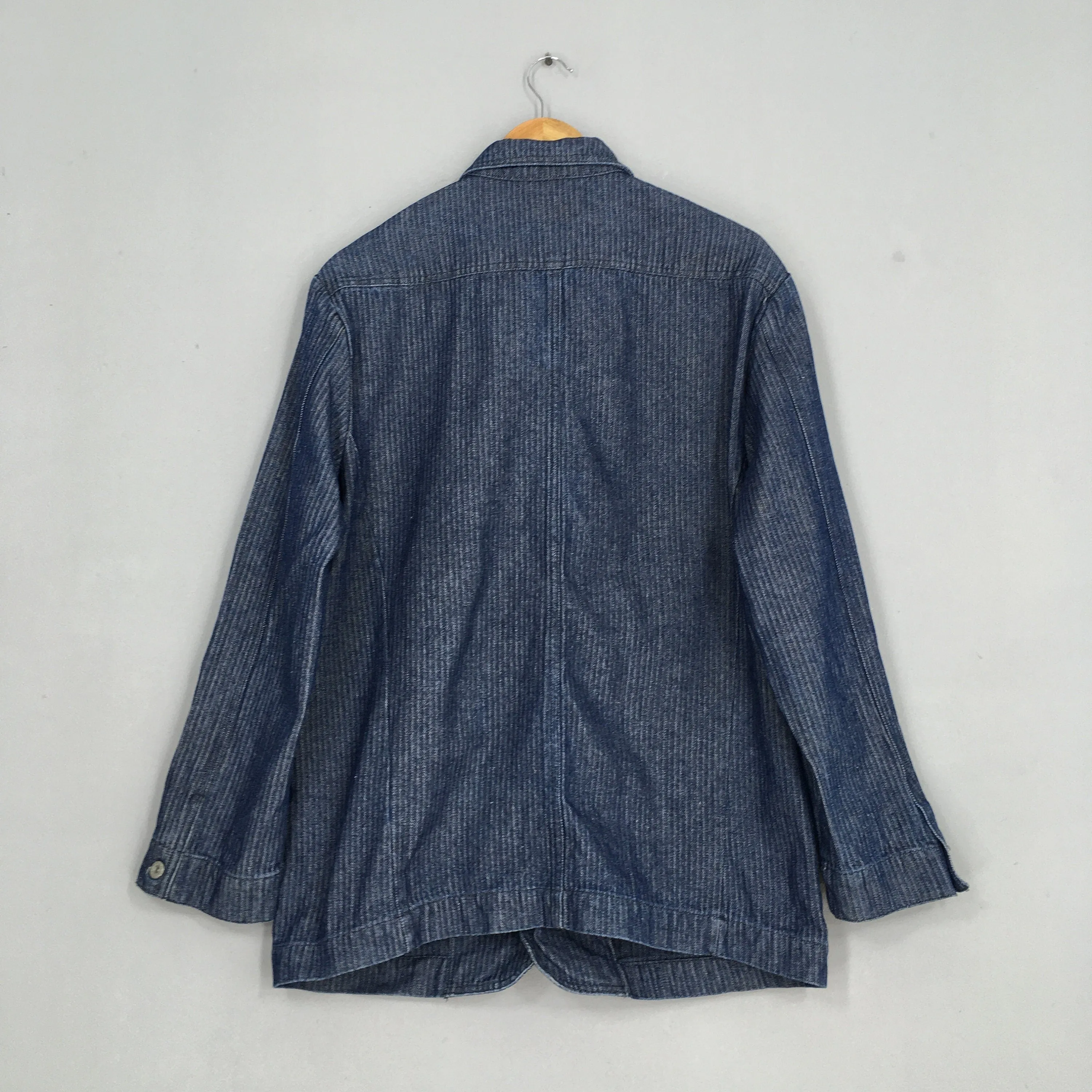 Herringbone Denim Jeans Workwear Jacket