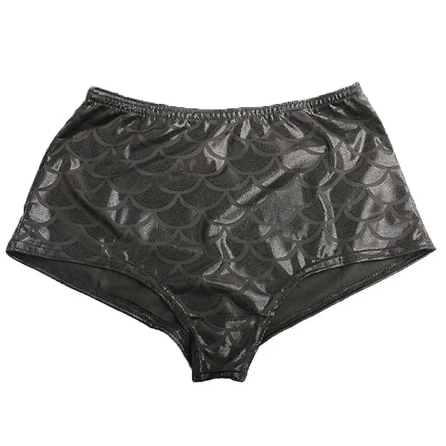 High Waisted Mermaid Shorts