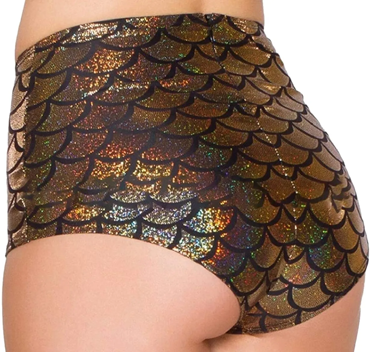 High Waisted Mermaid Shorts
