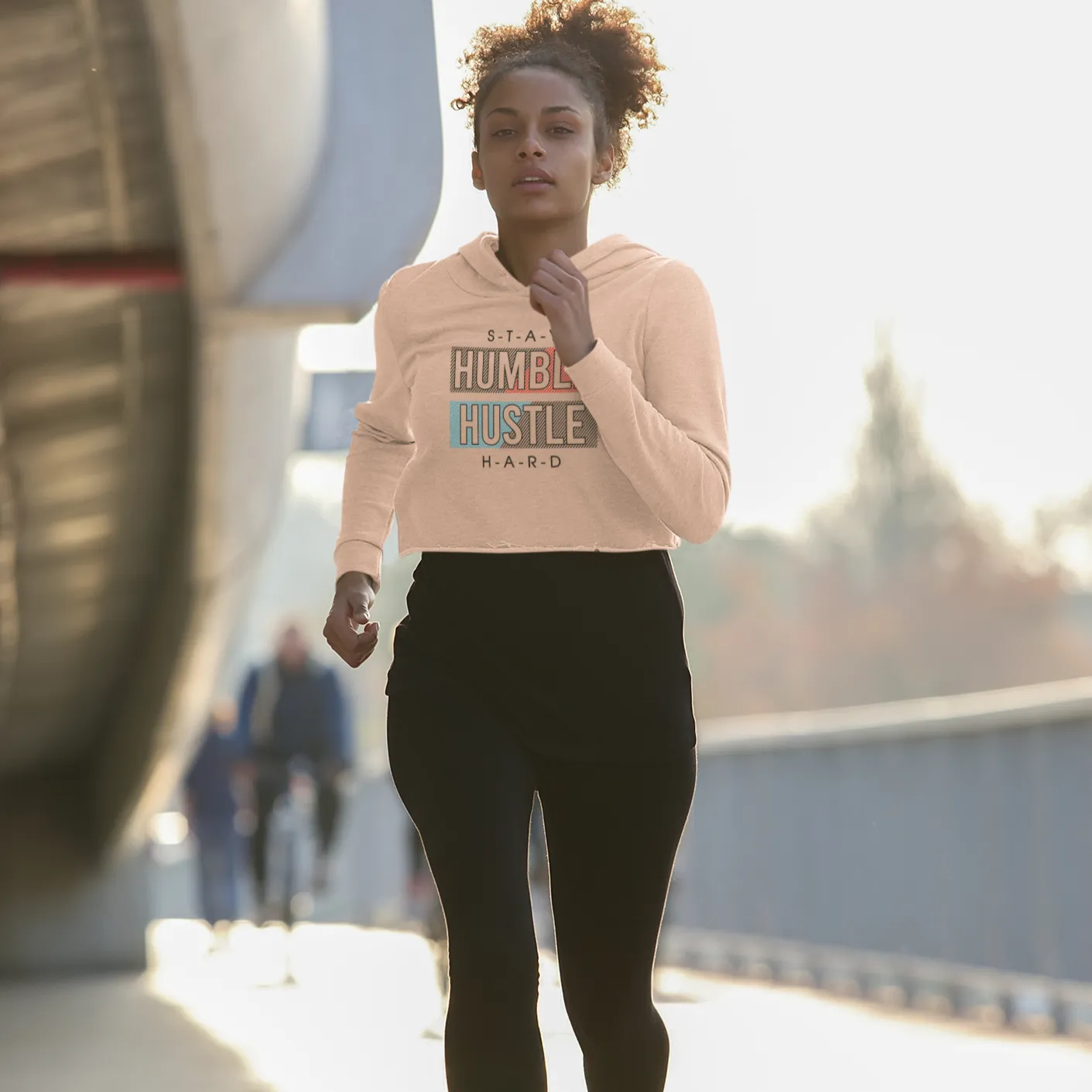 Humble Hustle Crop Hoodie