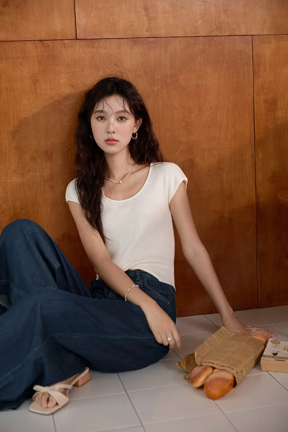 Knit T-shirt for Women