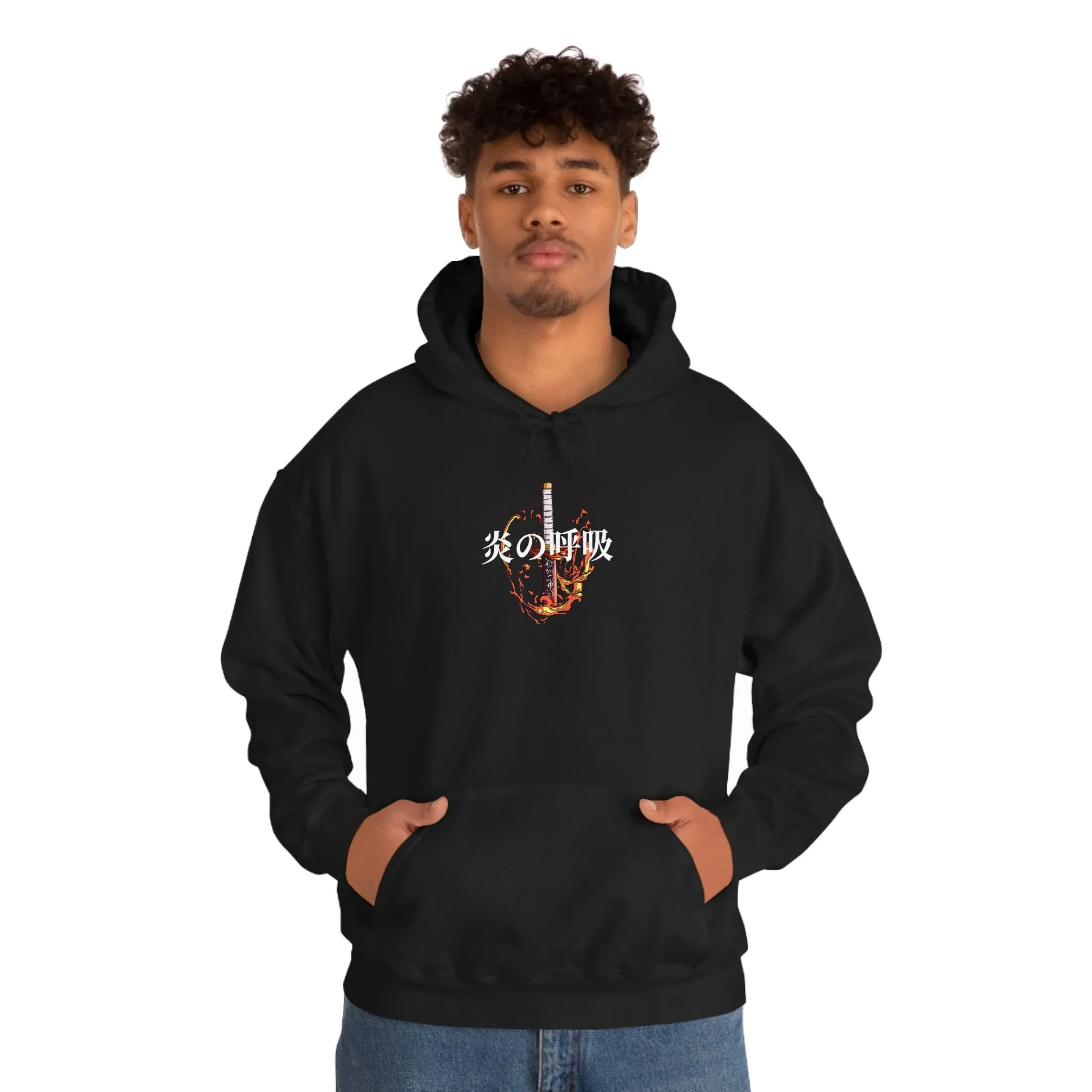 Kyojuro Rengoku Premium Hoodie - "Set Your Heart Ablaze"