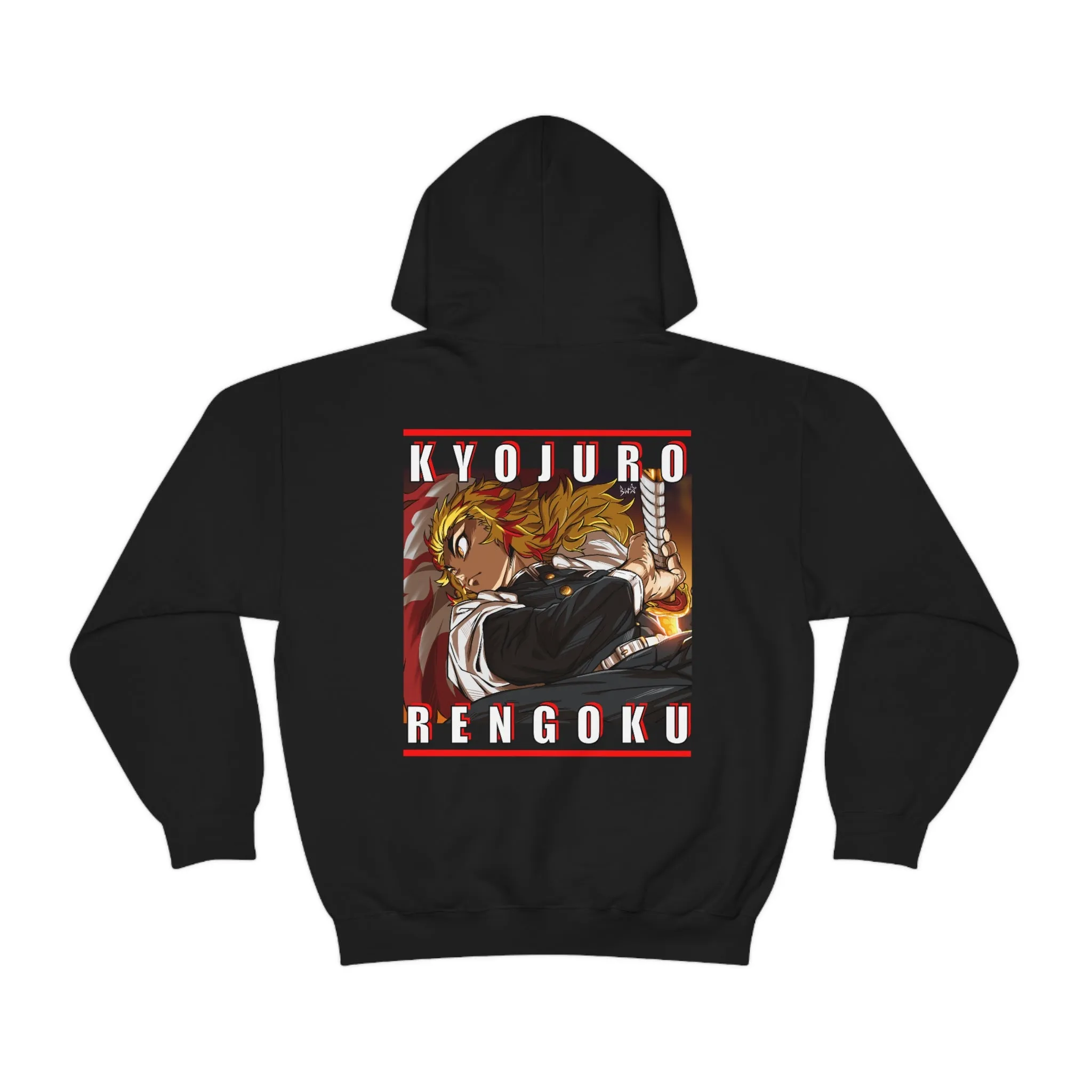 Kyojuro Rengoku Premium Hoodie - "Set Your Heart Ablaze"