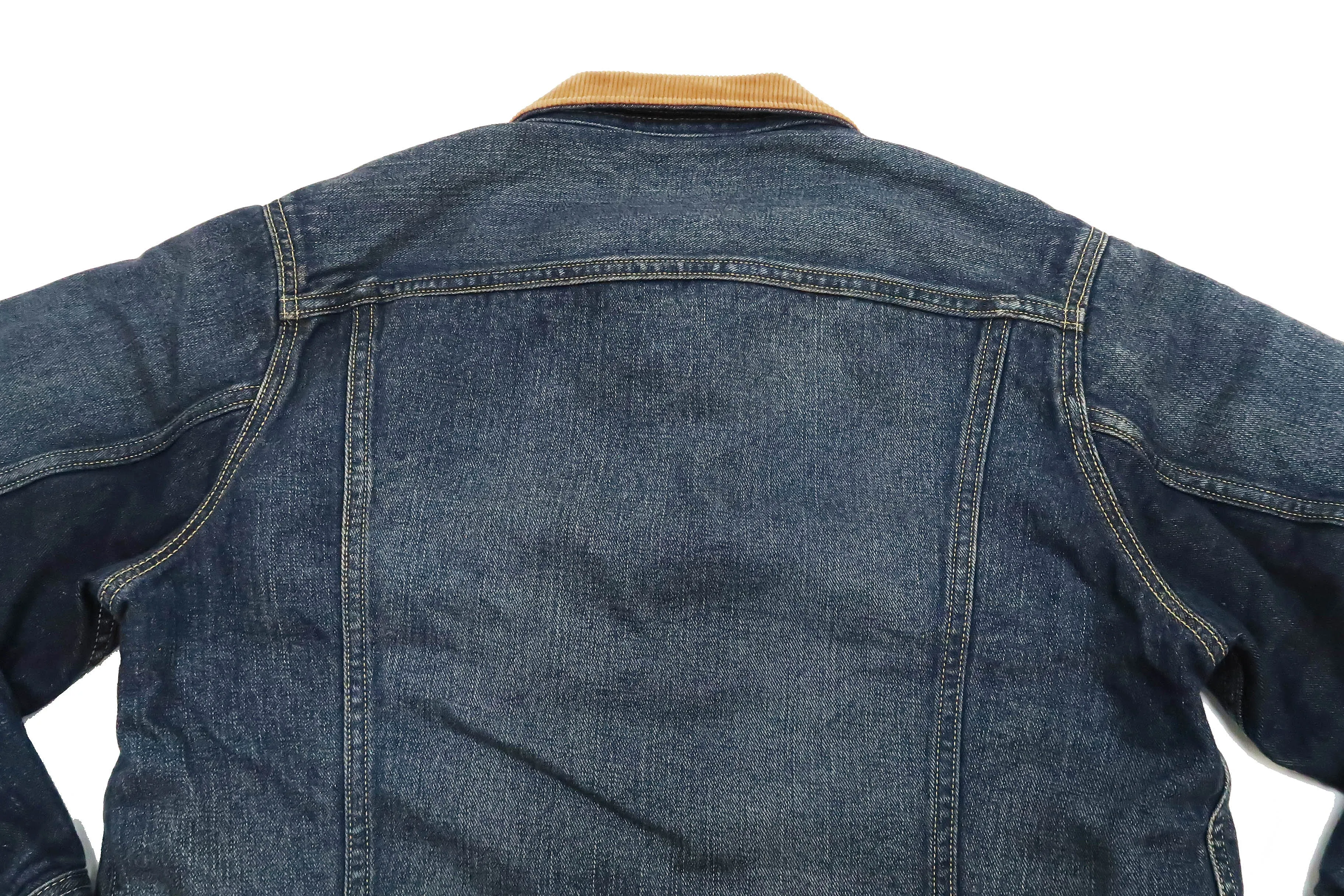 Lee Denim Jacket 101-LJ Men's Reissue Lee Storm Rider 101LJ Blanket-Lined Jacket LM5110 LM5110-526 Pre-Faded-Denim