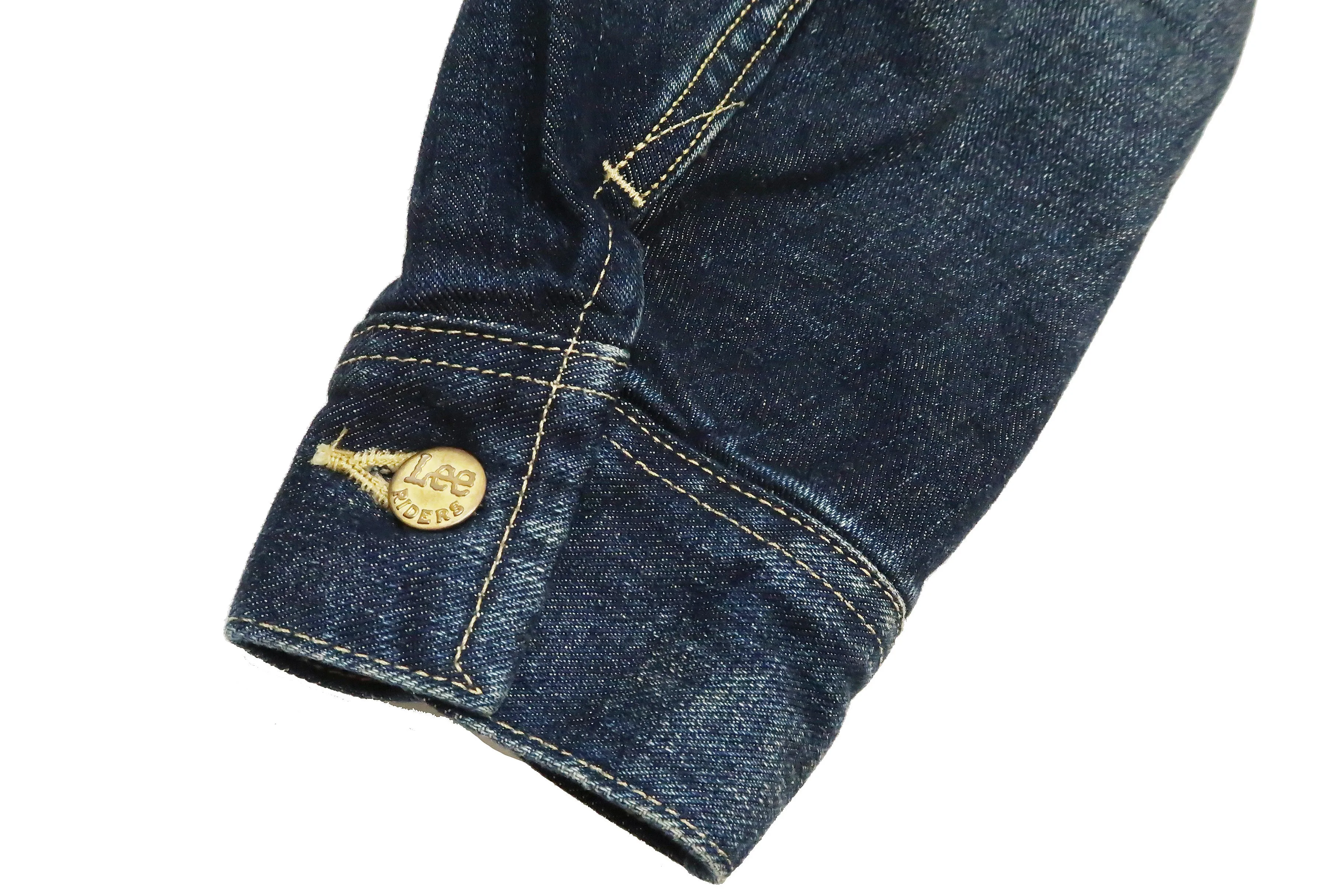 Lee Denim Jacket 101-LJ Men's Reissue Lee Storm Rider 101LJ Blanket-Lined Jacket LM5110 LM5110-526 Pre-Faded-Denim
