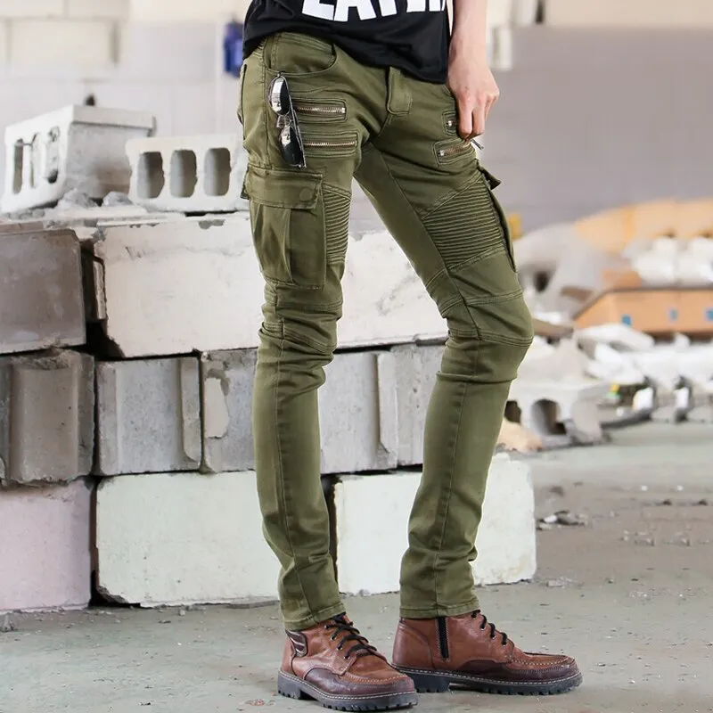 LMS Biker Skinny Cargo Pants