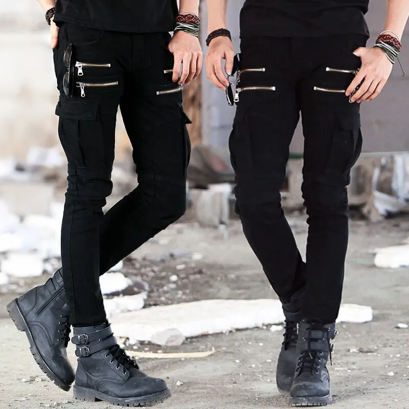 LMS Biker Skinny Cargo Pants