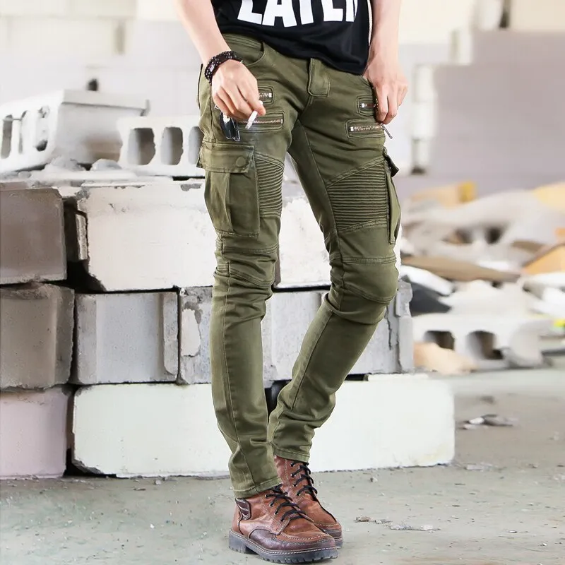 LMS Biker Skinny Cargo Pants