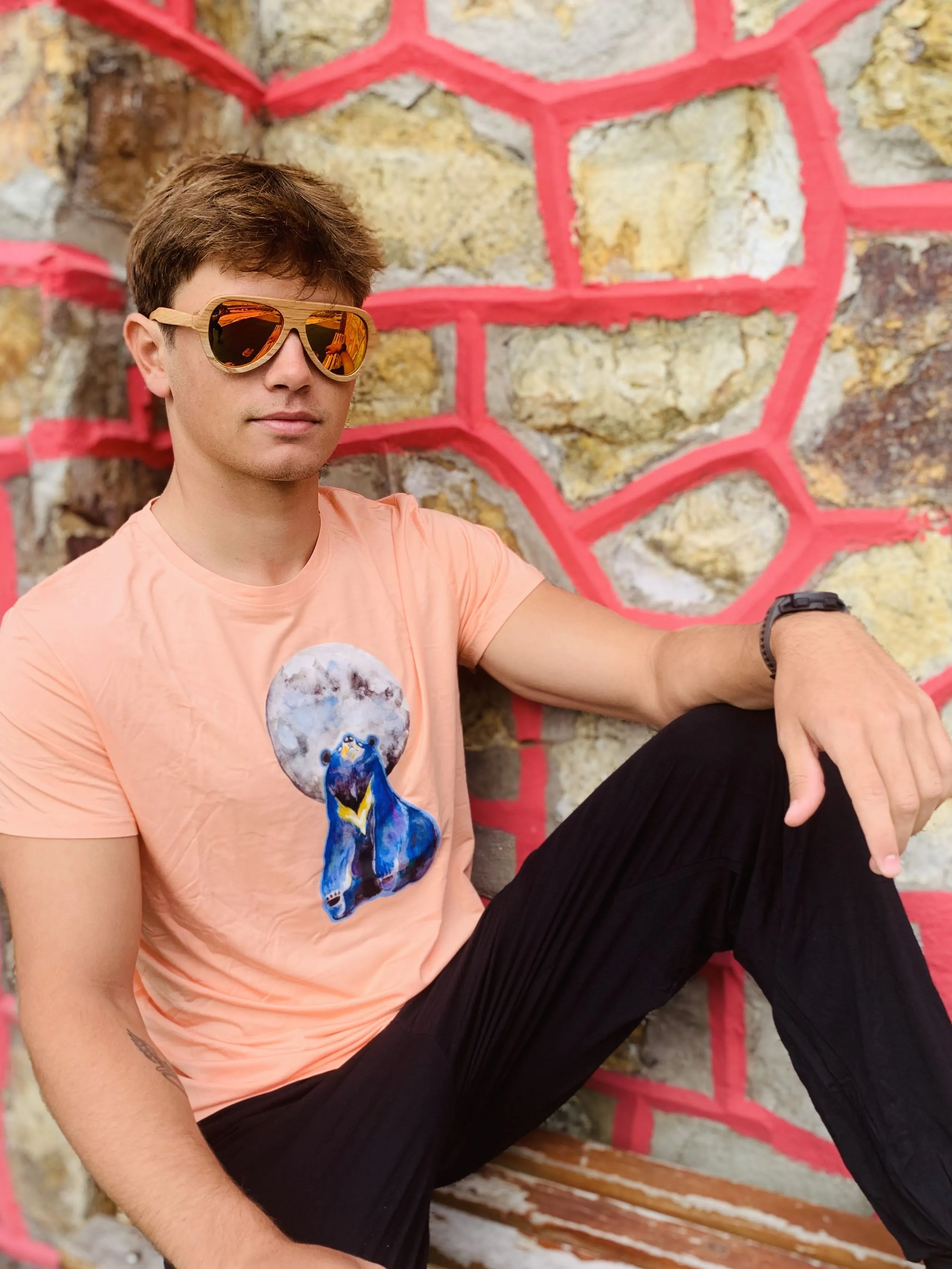 Men's Moon Bear Bamboo T-shirt