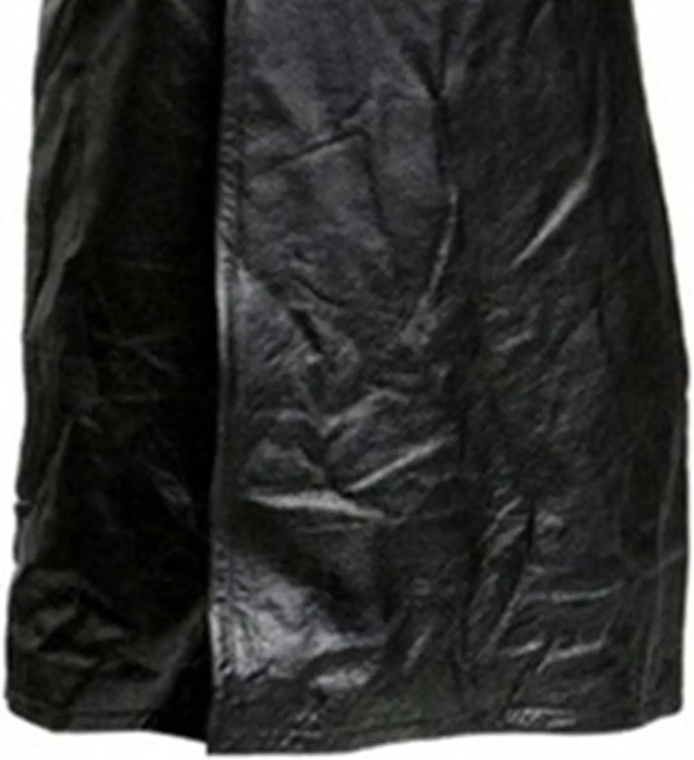 Mens Vintage Leather Jacket Long Trench Coat Full Length Fashion Faux Leather Overcoat Open Front Cardigan Jackets