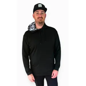 Midnight Blossom Performance Floral Hoodie