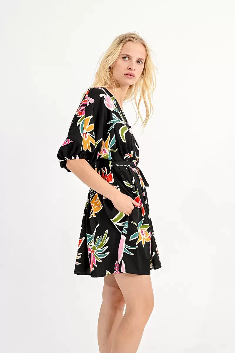 Mini Belted Shirt Dress