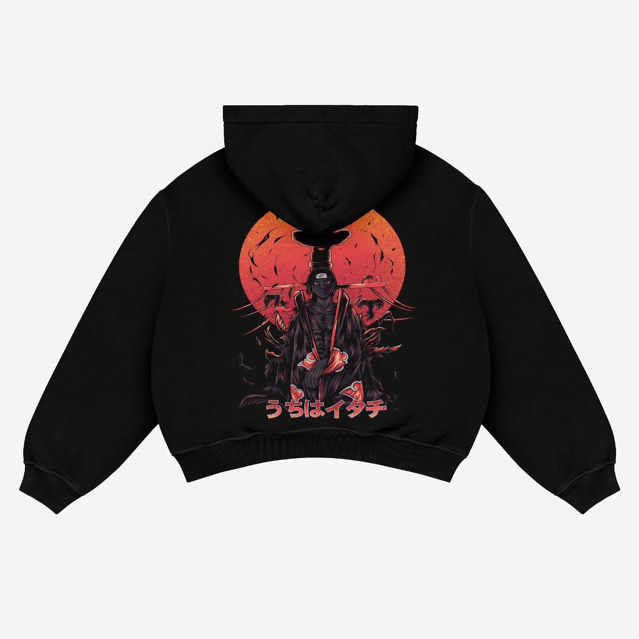 Naruto Itachi Uchiha Hoodie - 100% Cotton, Graphic Street-Style Anime Apparel