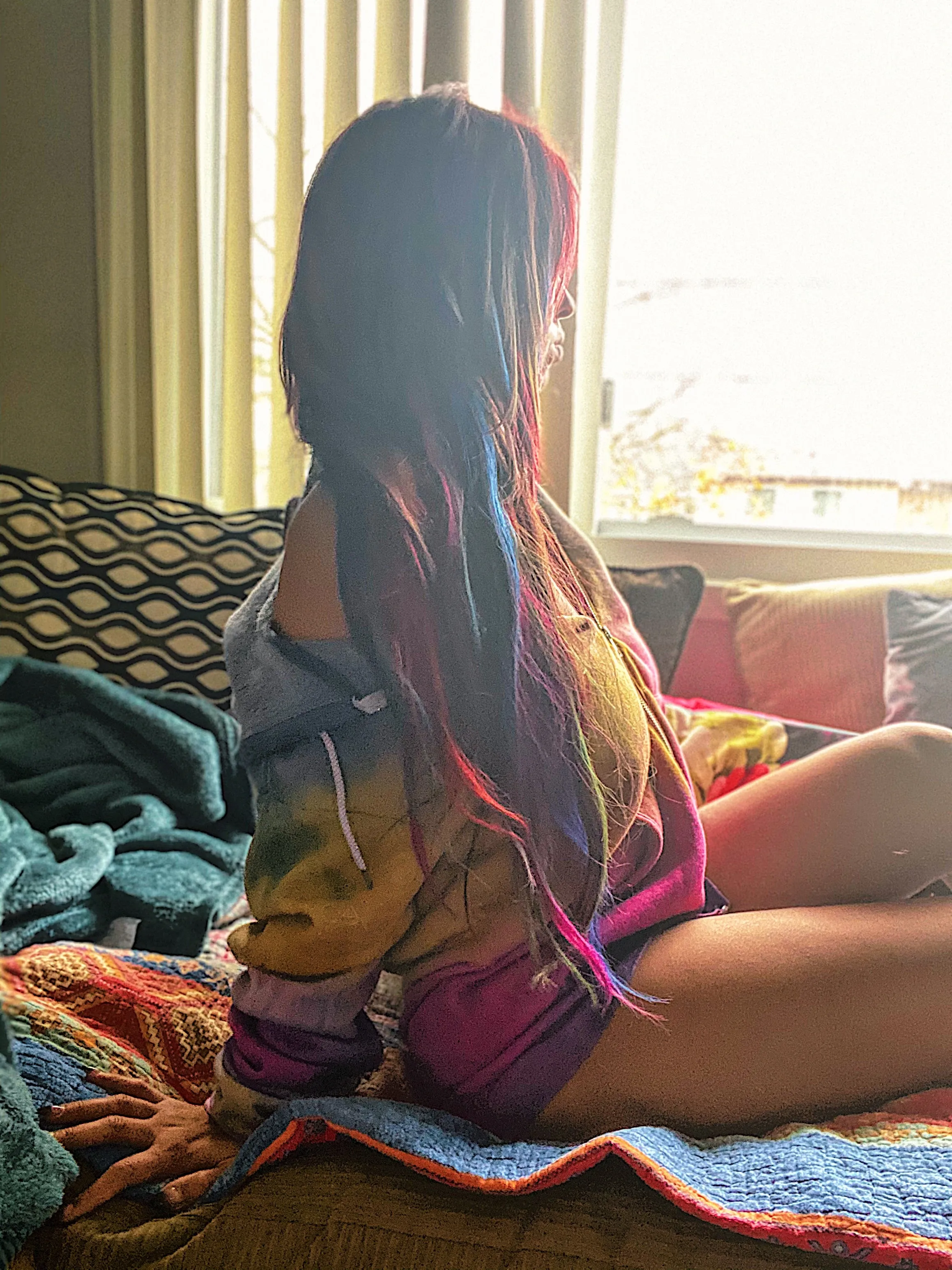Perfect Storm Tie Dye Hoodie Special Edition Indigo Blend