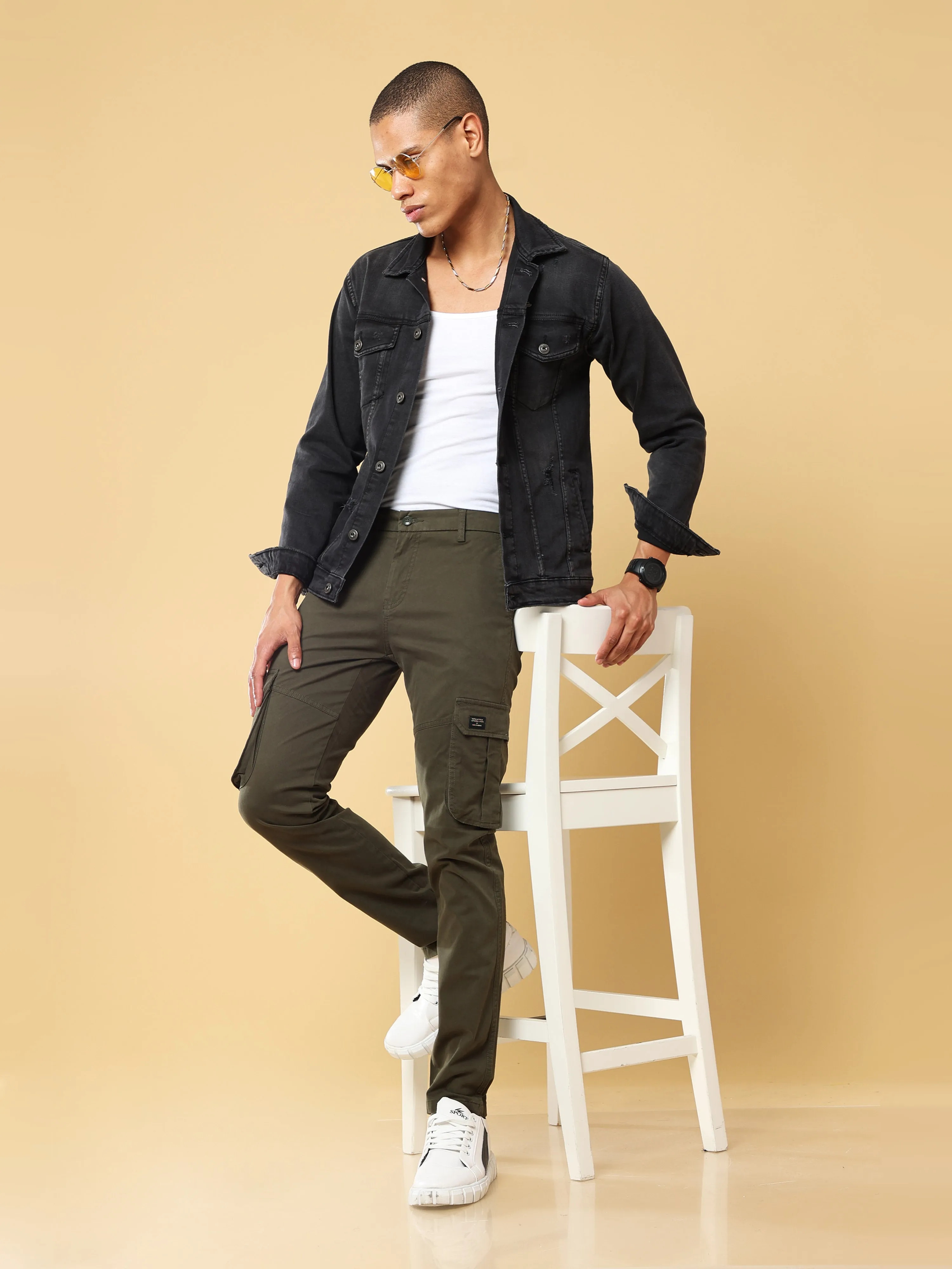 Premium Dark Olive Cargo Pant