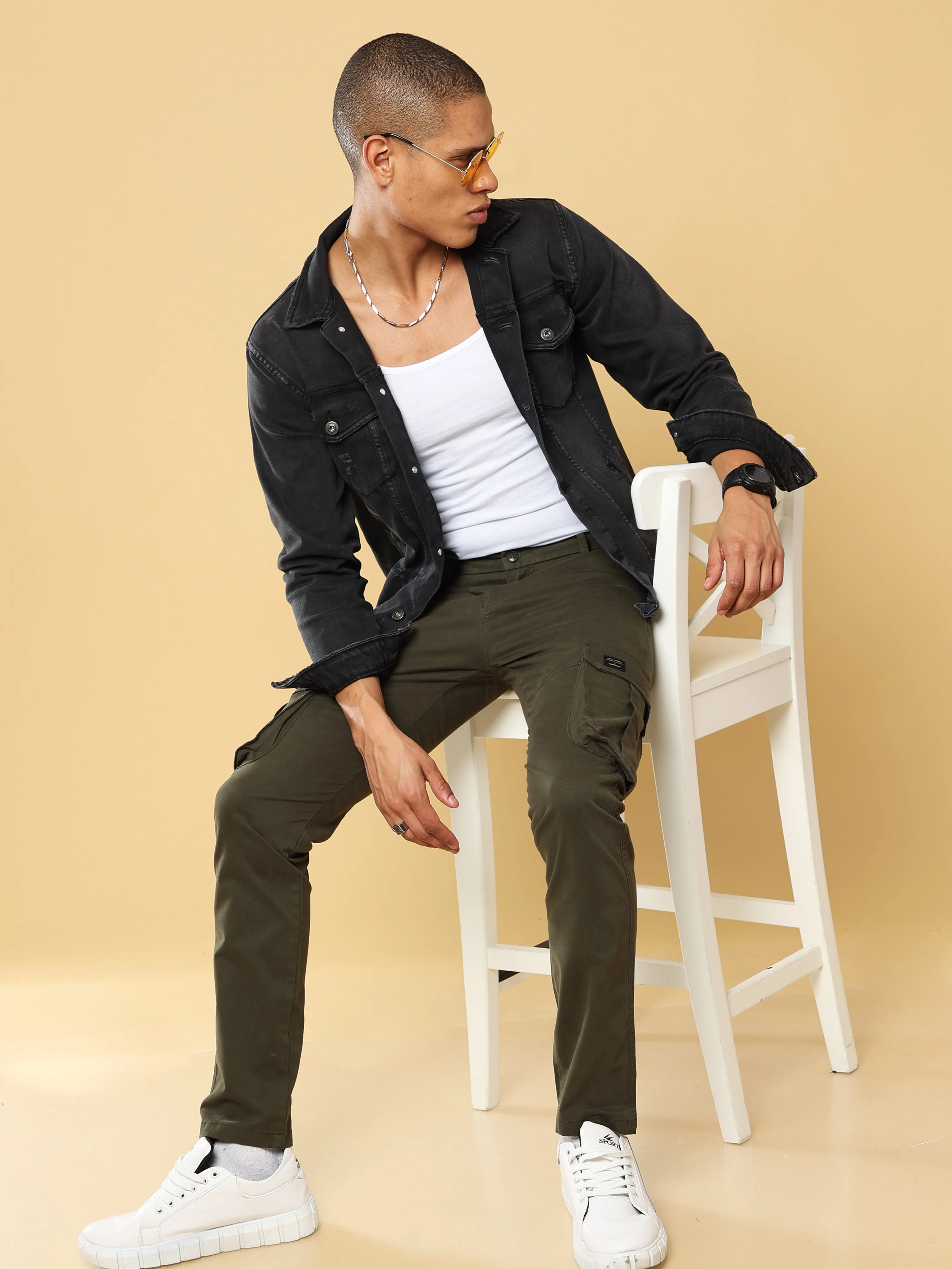 Premium Dark Olive Cargo Pant