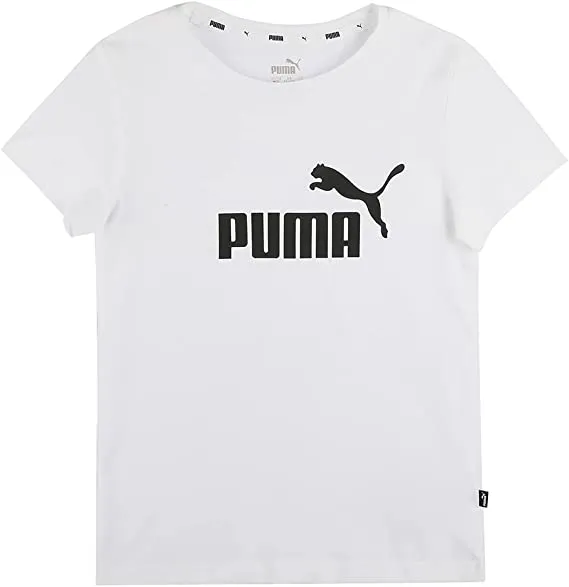 Puma T-shirt da ragazza manica corta ESS Logo Tee G 587029 02 white
