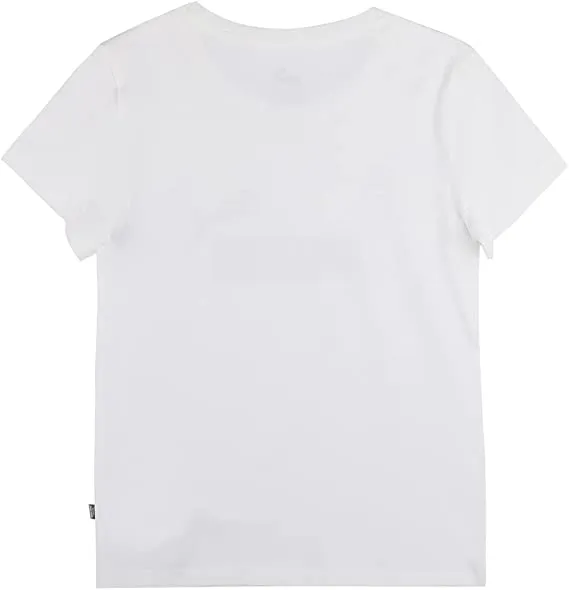 Puma T-shirt da ragazza manica corta ESS Logo Tee G 587029 02 white