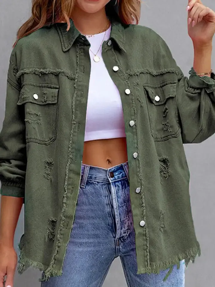 Raw Edge denim Jacket