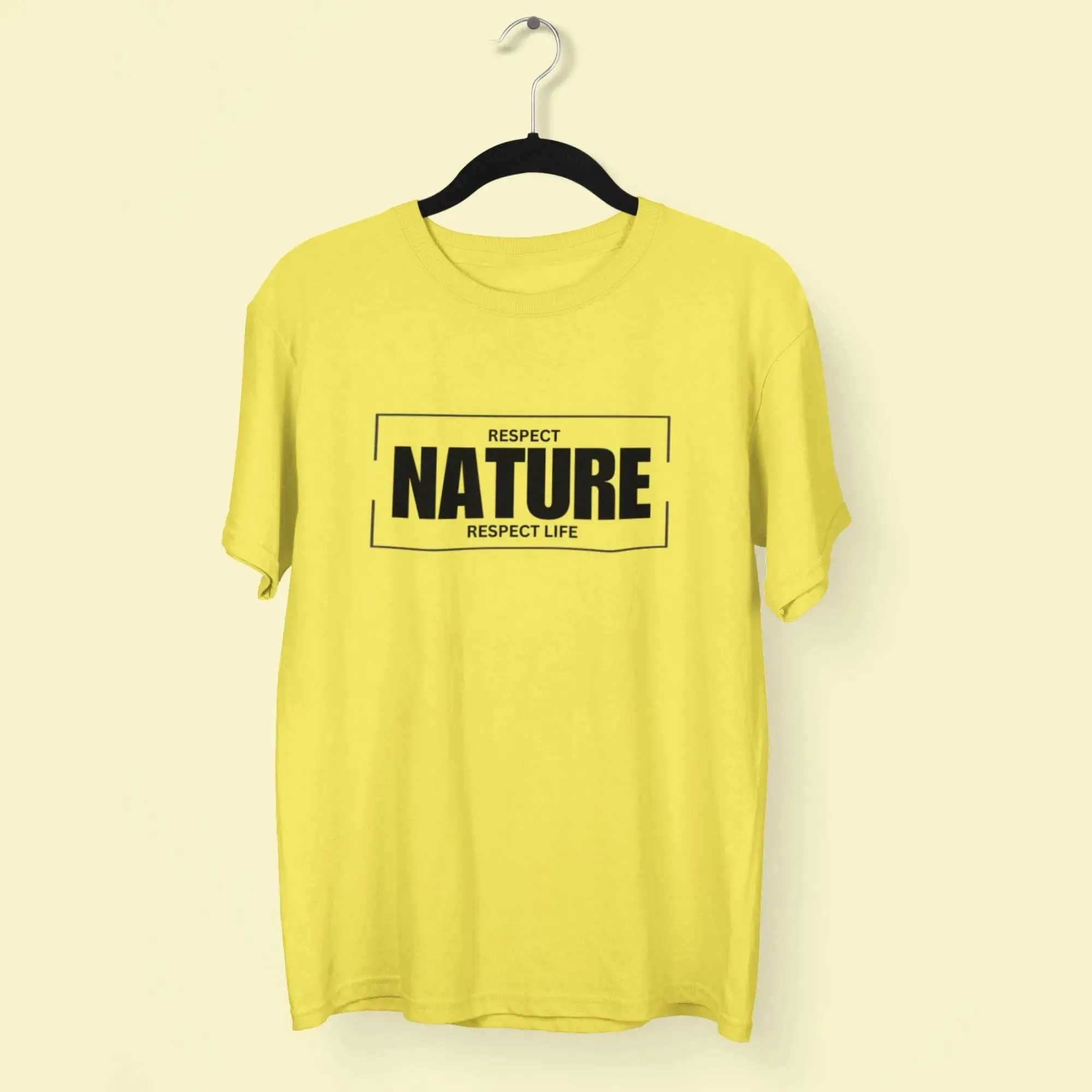 Respect Nature Respect Life Round Neck Half Sleeve Classic T-Shirt