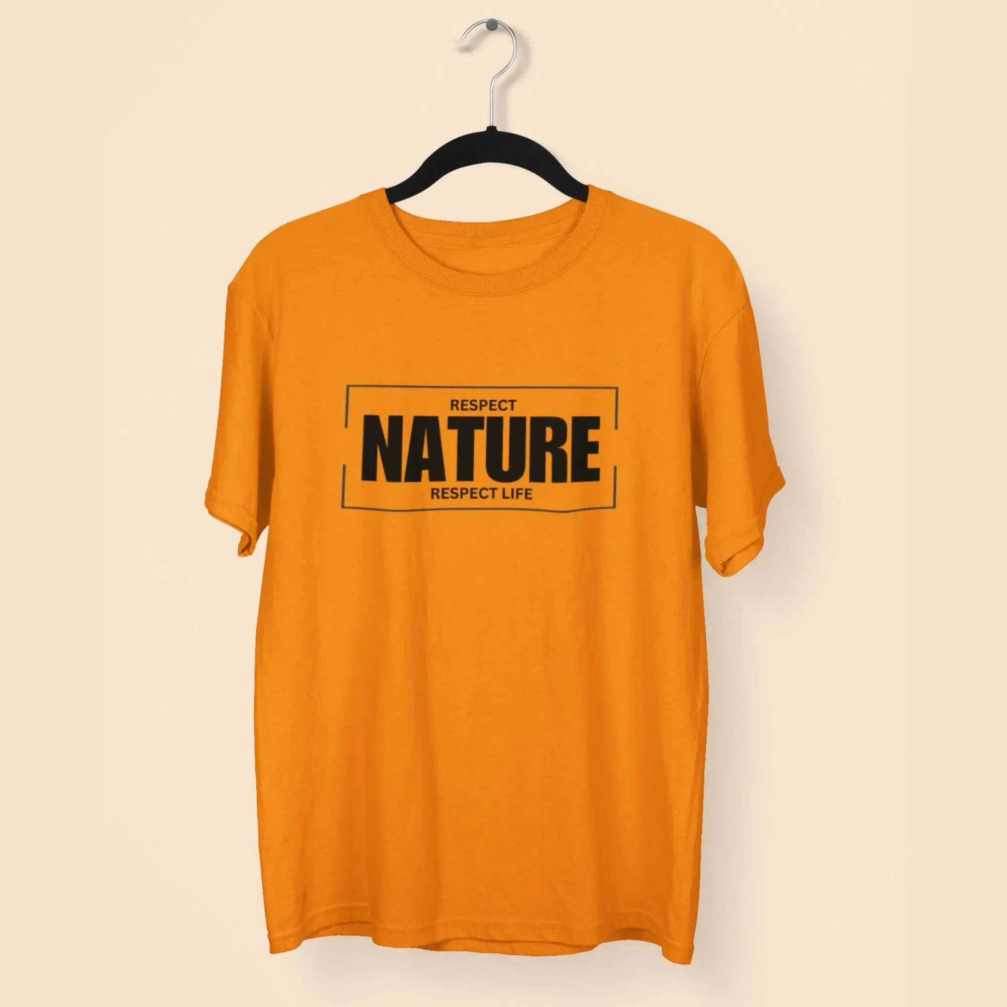 Respect Nature Respect Life Round Neck Half Sleeve Classic T-Shirt