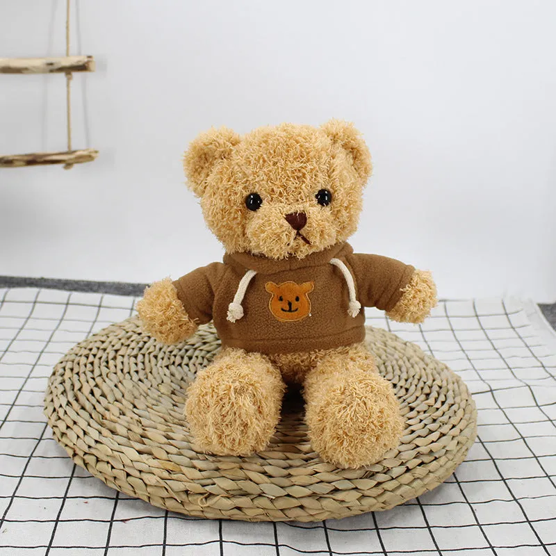 Retro sweater teddy bear doll