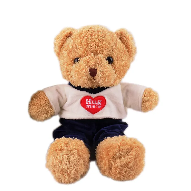 Retro sweater teddy bear doll