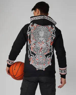 Rituals | zip up Cotton Hoodie | UV Light Reactive Plus Glow in Dark