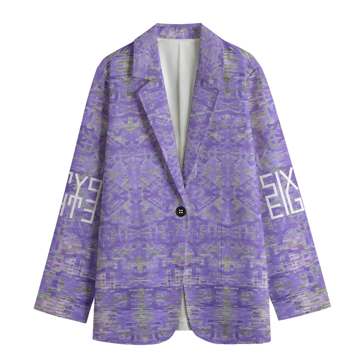 Sixty Eight 93 Logo White Women's Leisure Blazer #18