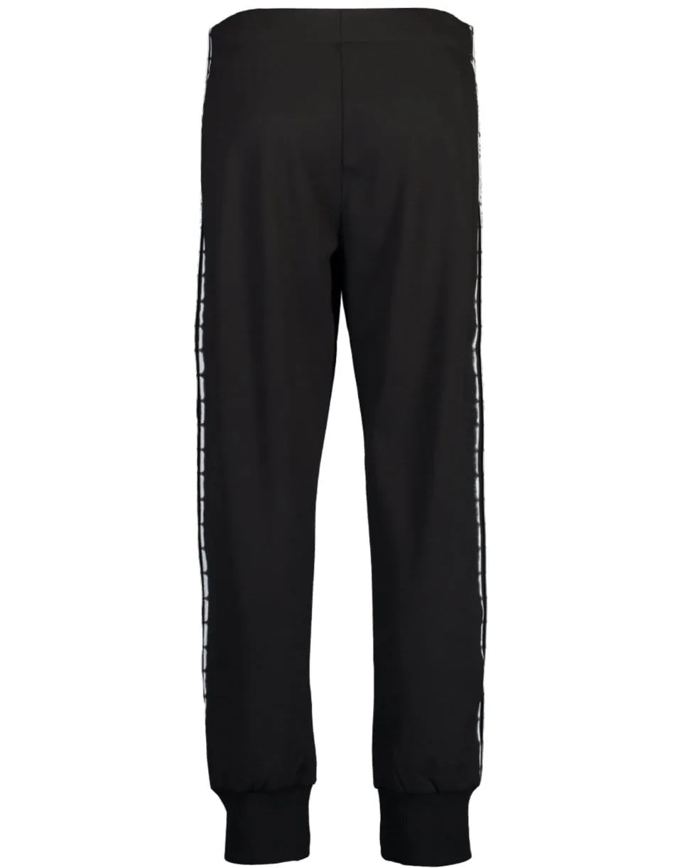Sprayed Cropped Jogging Pants