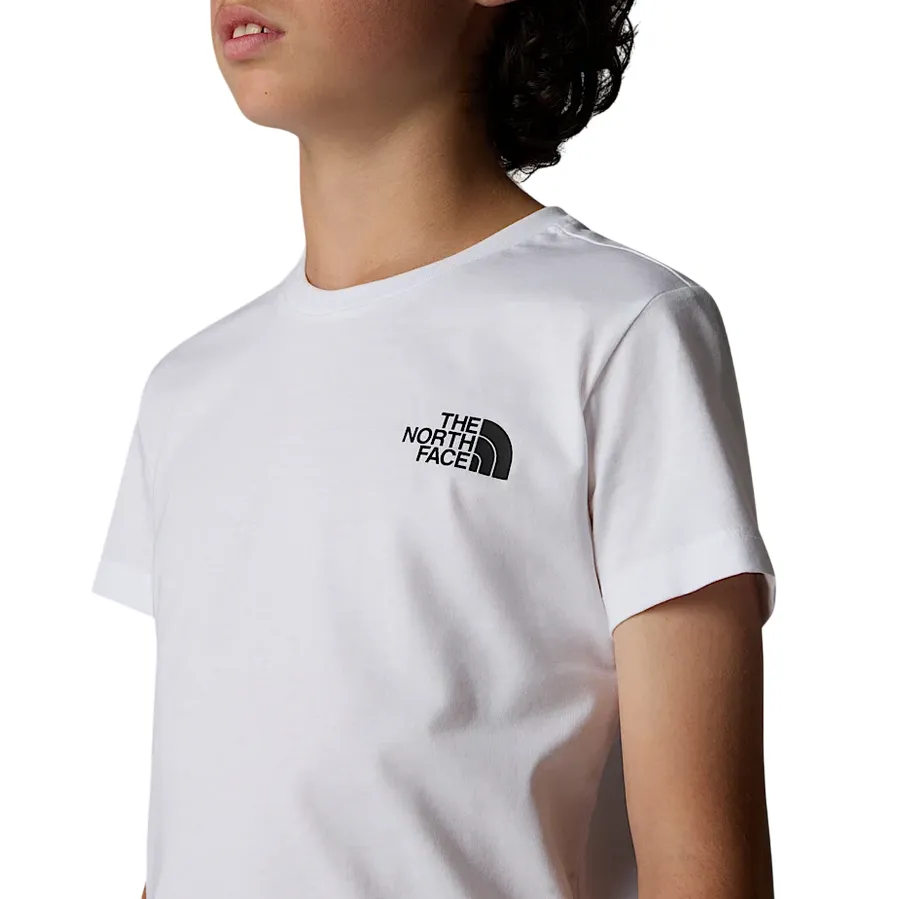The North Face maglietta manica corta junior Box NSE NF0A89VTFN4 bianco