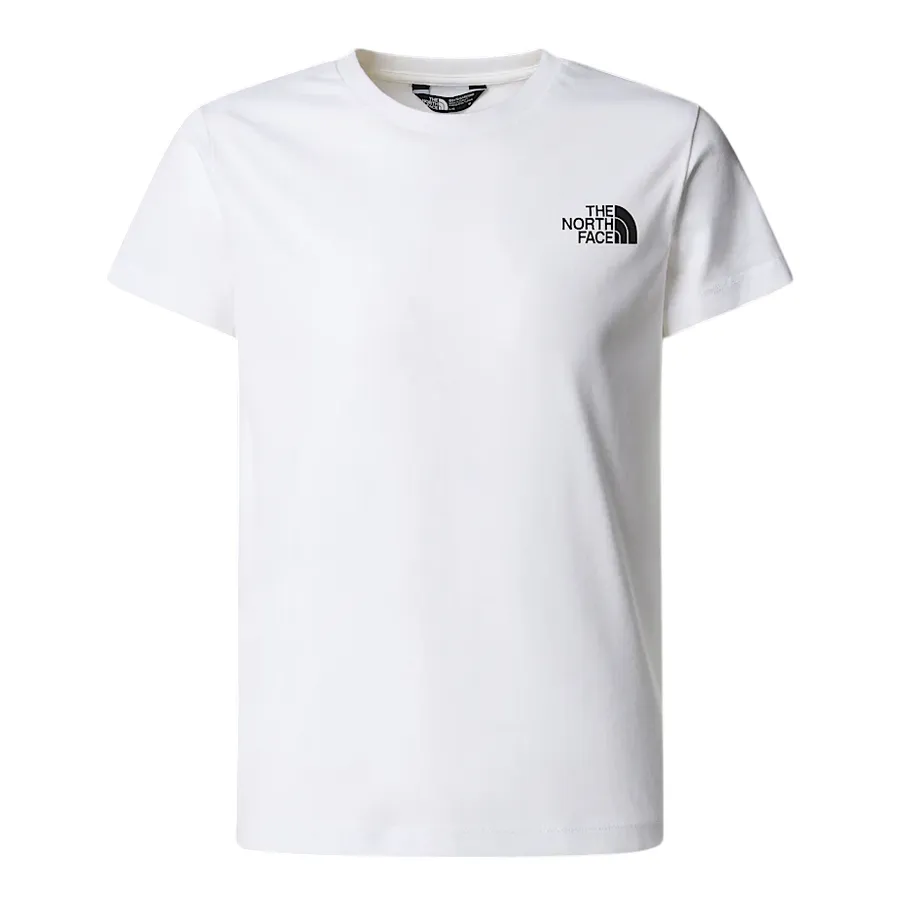 The North Face maglietta manica corta junior Box NSE NF0A89VTFN4 bianco