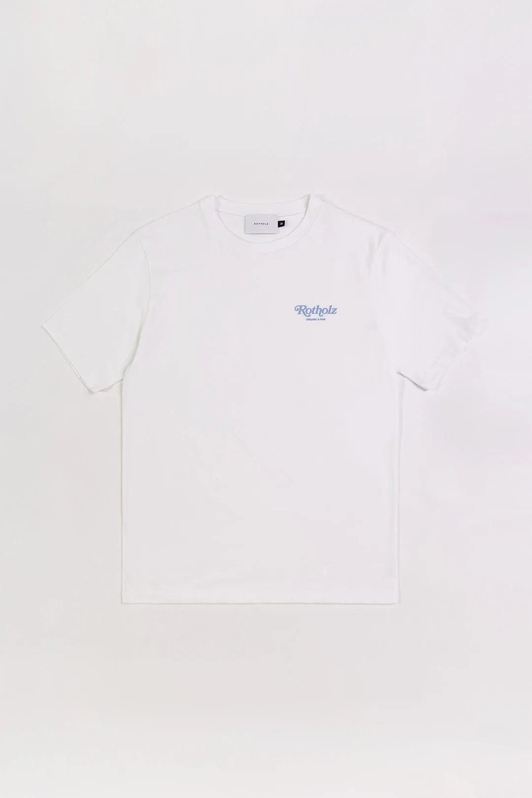 unisex cotton t-shirt - retro white