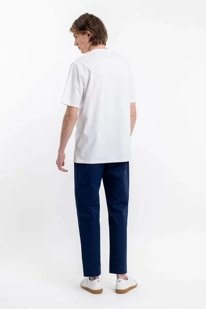 unisex cotton t-shirt - retro white
