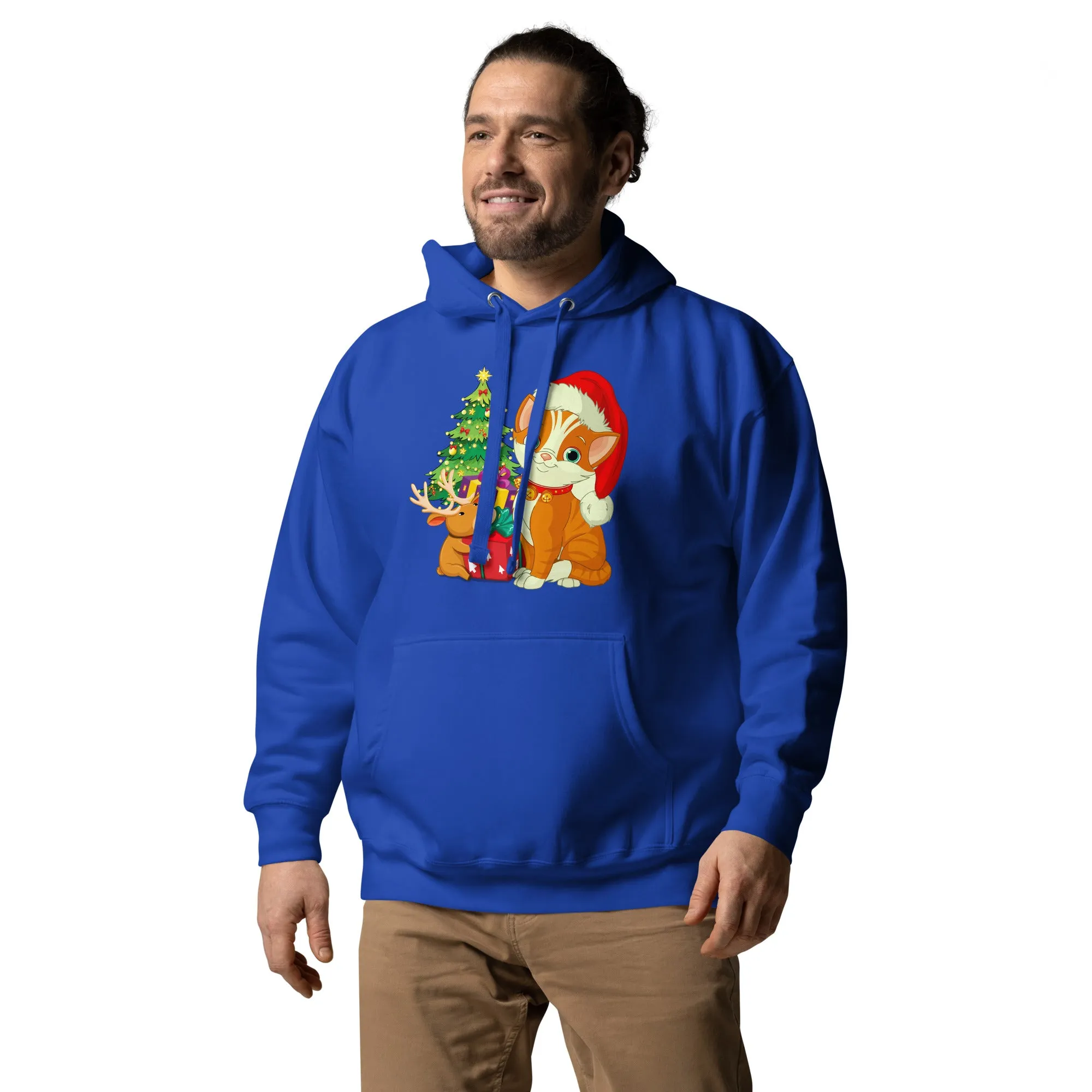 Unisex Hoodie 100% Cotton Face Cat Lovers