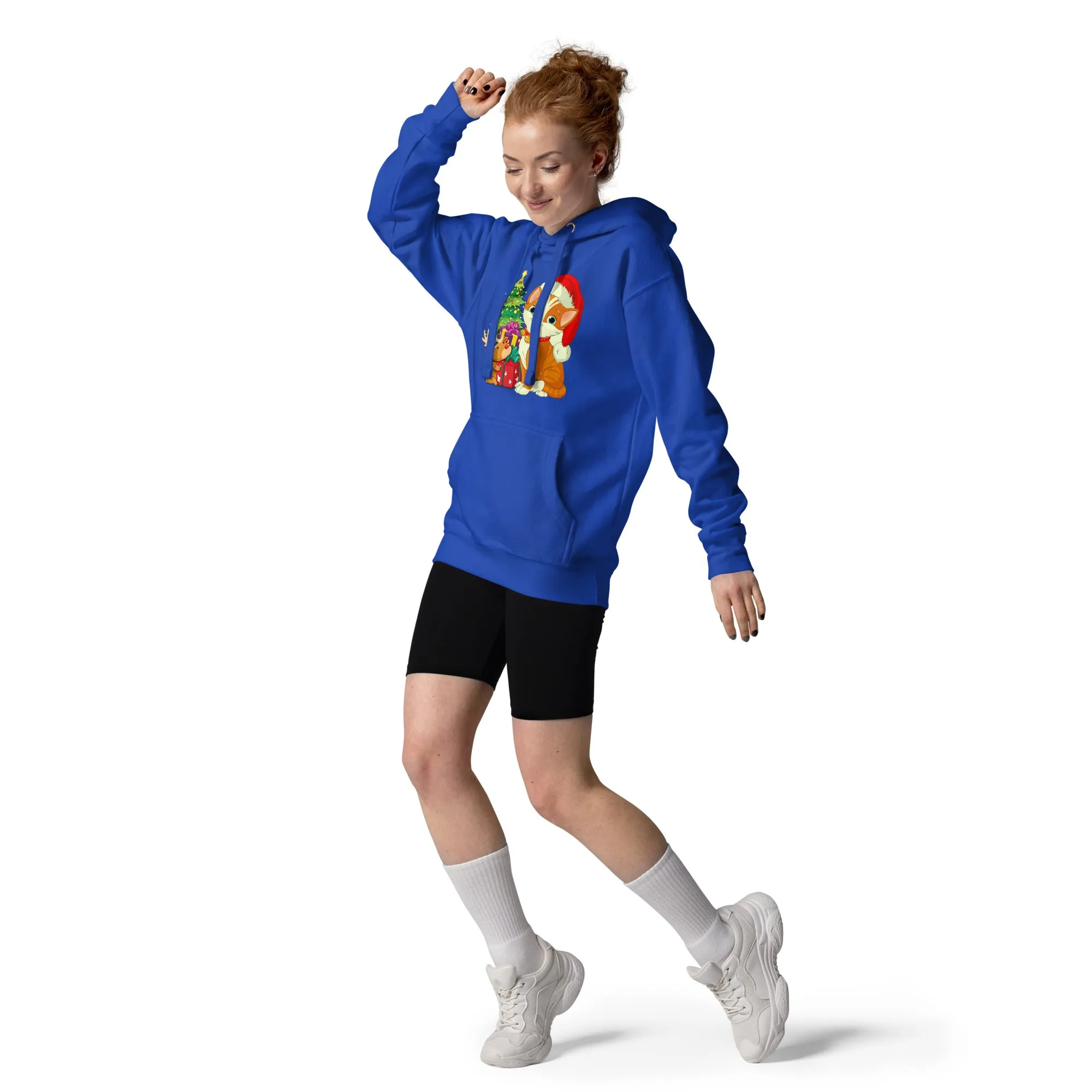 Unisex Hoodie 100% Cotton Face Cat Lovers
