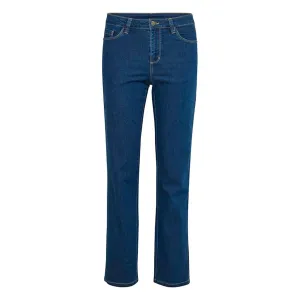 Vicky straight jeans medium blue washed