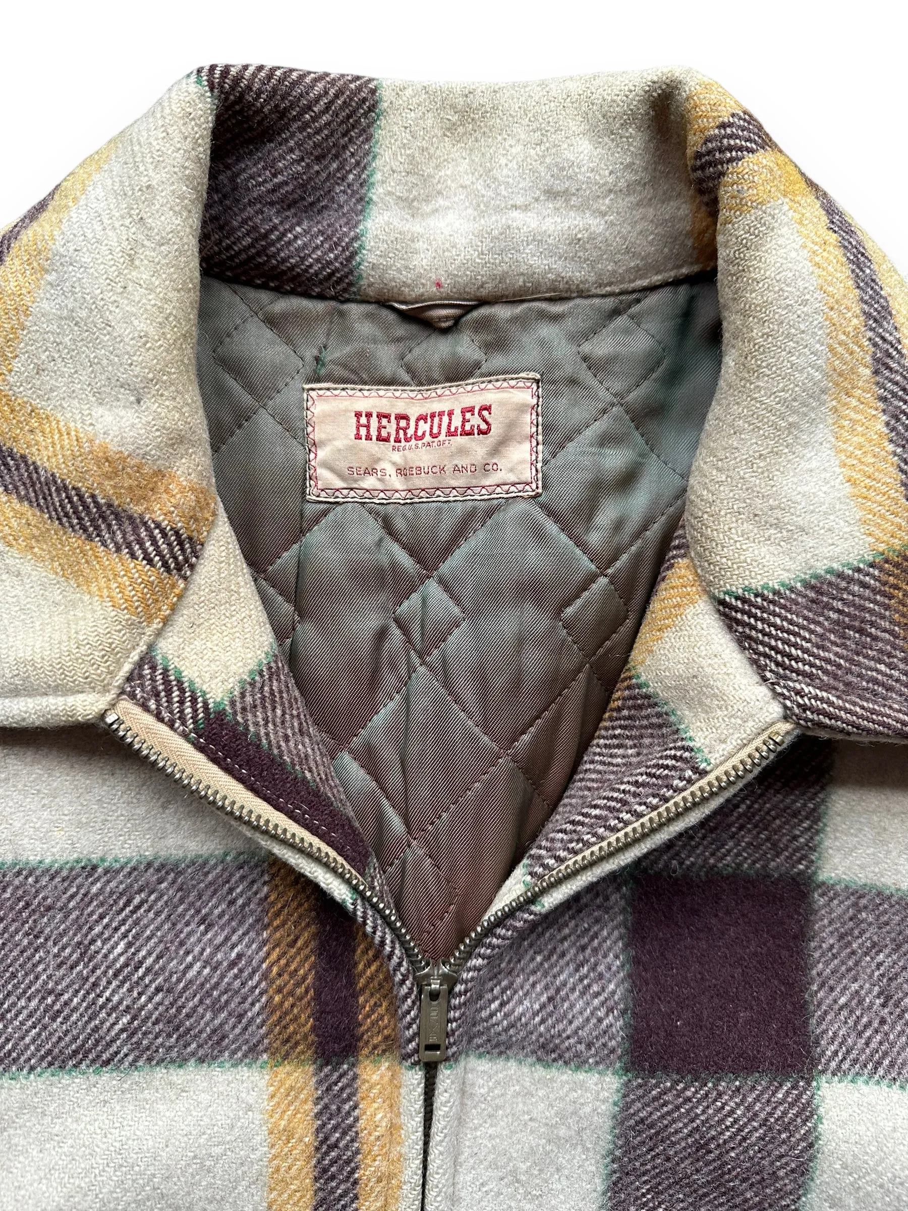Vintage Hercules Wool Jacket SZ XL |  Barn Owl Vintage Goods | Vintage Sears Wool Coat Seattle